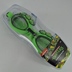 Kids Pan Oceanic Teenage Mutant Ninja  Swim Goggles w/Case, UVA protection